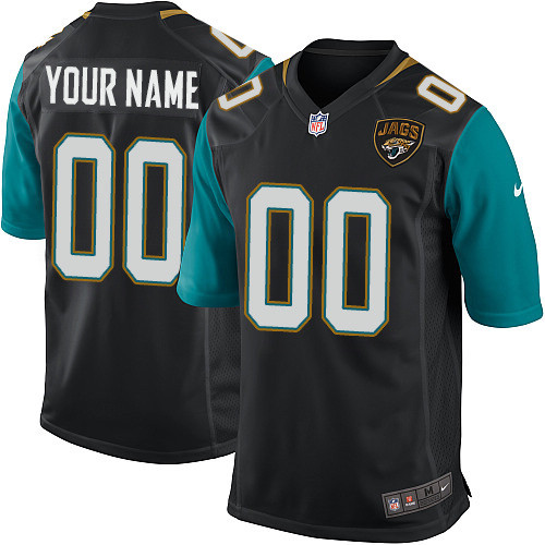 Youth Elite Nike Jersey Black Alternate - Customized NFL Jacksonville Jaguars